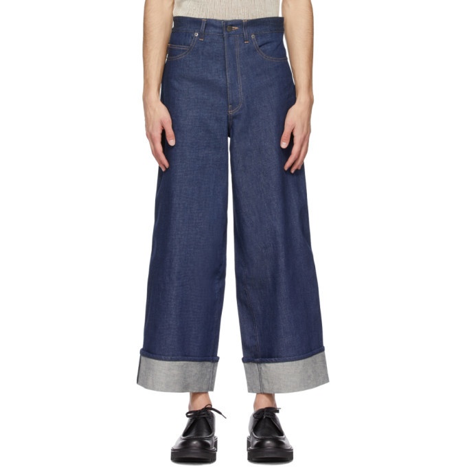 Photo: King and Tuckfield Blue Wide Leg Graham Jeans