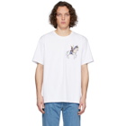 JW Anderson White Camelot Embroidery T-Shirt