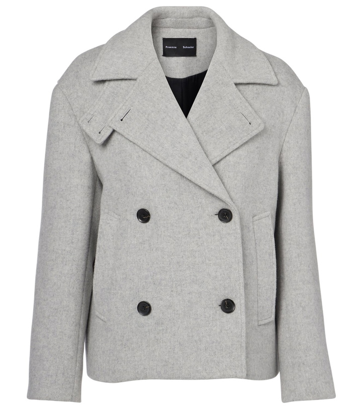 Photo: Proenza Schouler Double-breasted wool coat