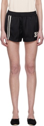 Kijun Black Line Satin Shorts