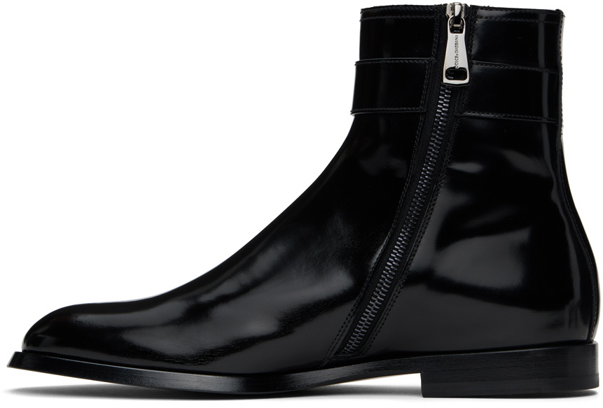 Dolce & Gabbana Black Giotto Boots