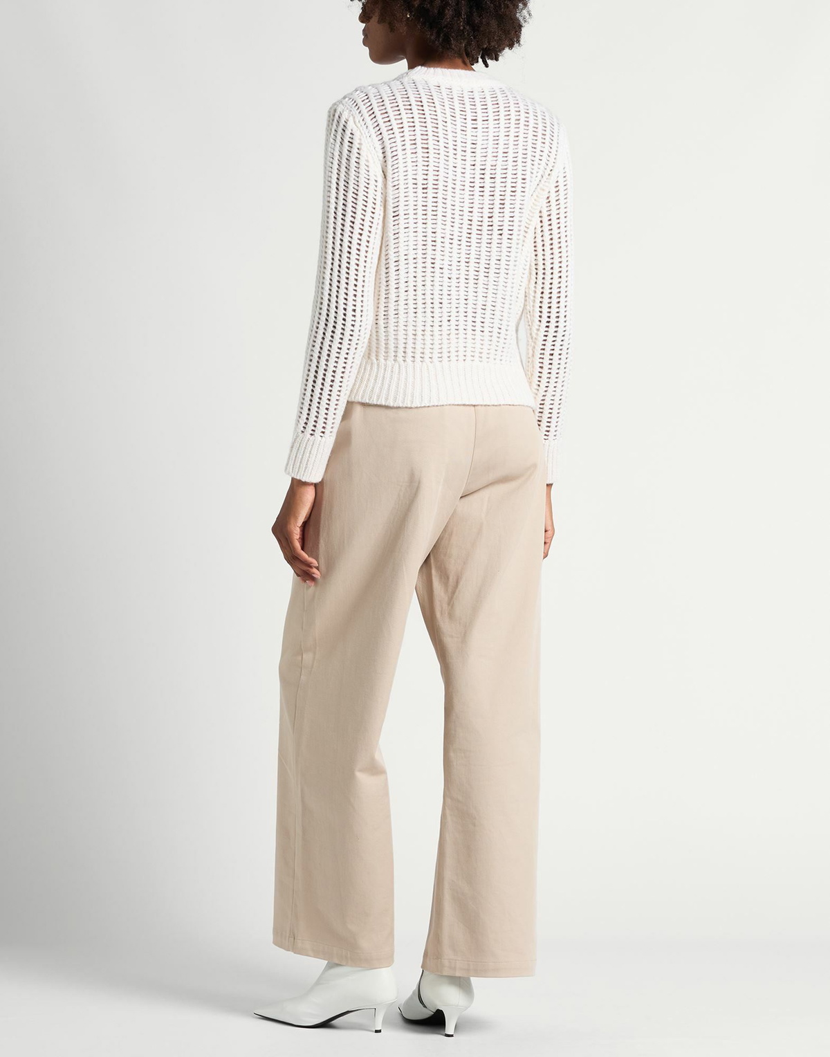 Peserico Womens Sweater in Off white
