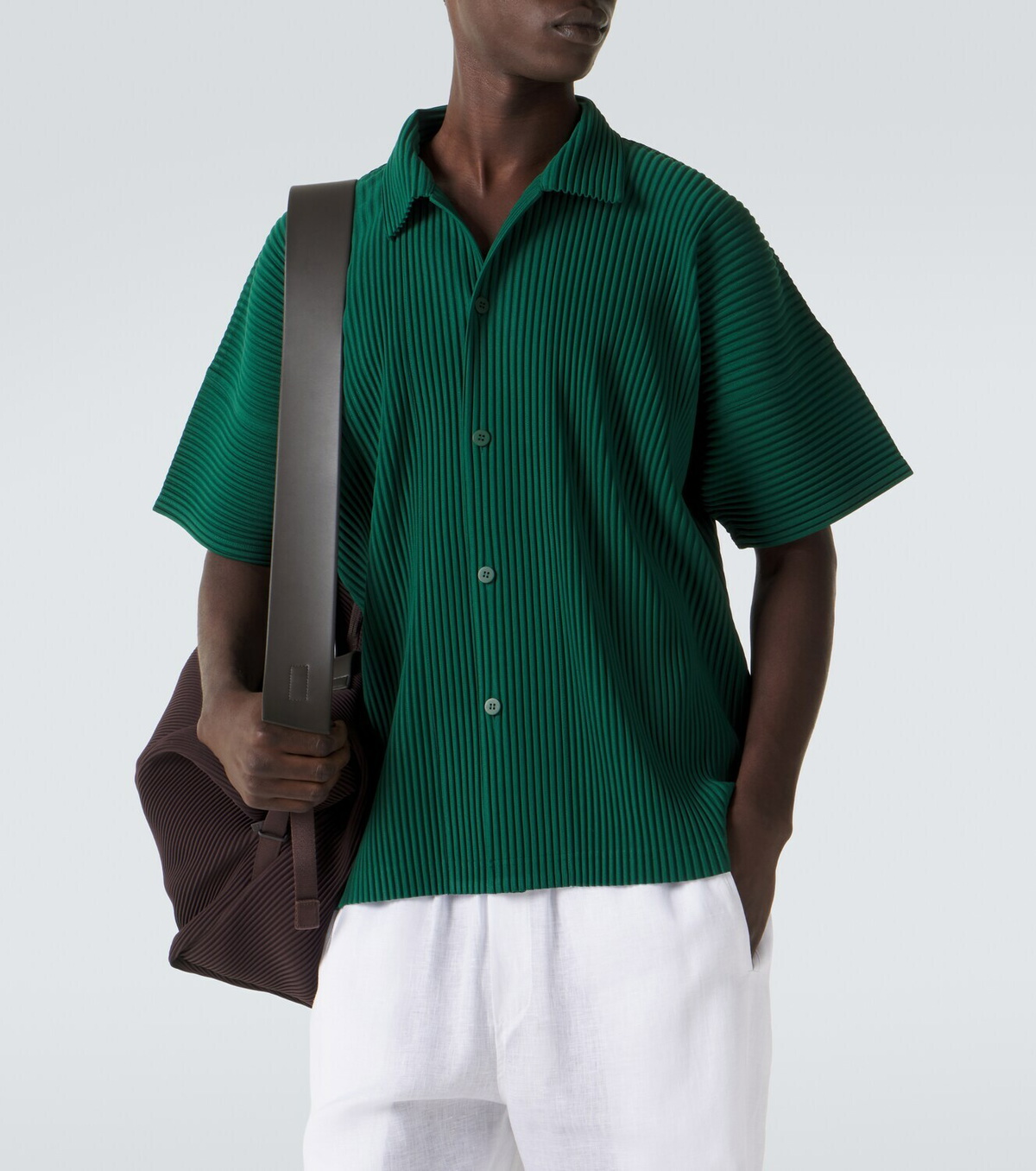 Homme Plissé Issey Miyake Monthly Colors: May pleated shirt
