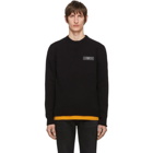 Off-White Black Knit Logo Sweater