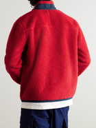 Polo Ralph Lauren - Shell-Trimmed Fleece Jacket - Red