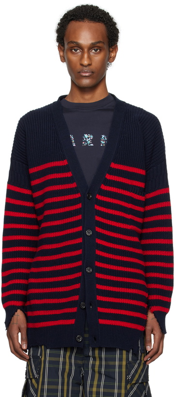 Photo: Marni Navy Stripe Cardigan