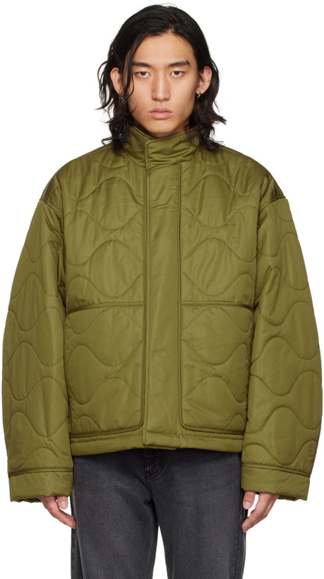 Photo: Wooyoungmi SSENSE Exclusive Green Jacket