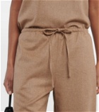 Asceno Wool and cashmere wide-leg pants