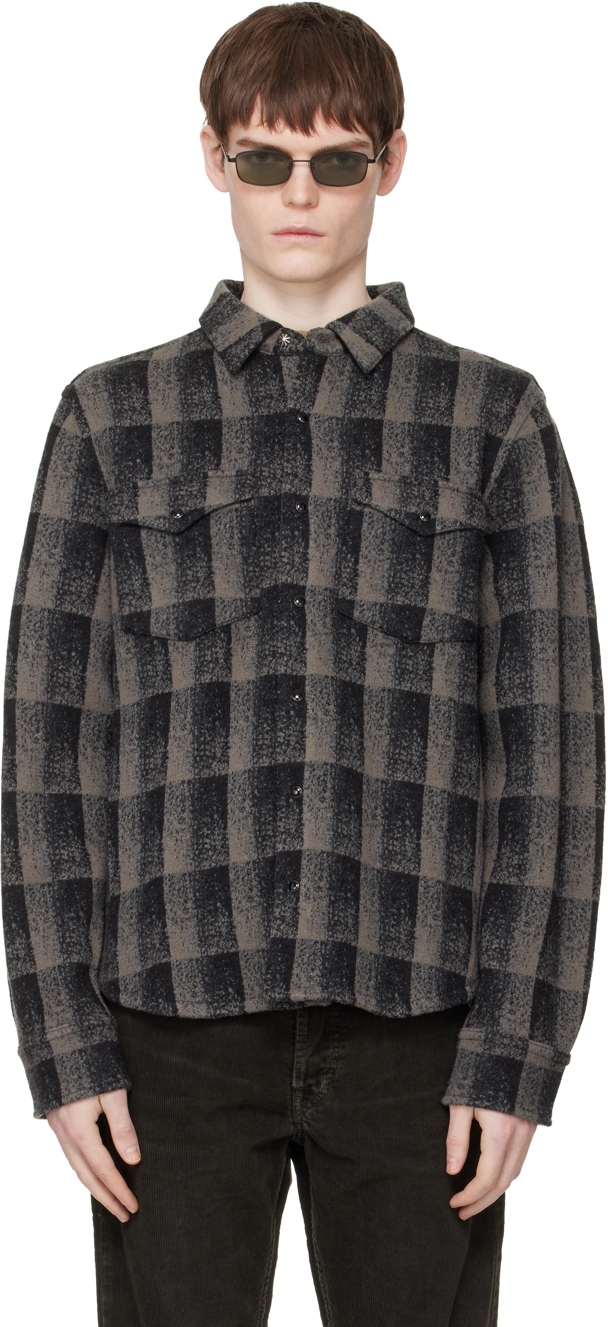 RRL Brown Ashford Shirt Jacket RRL