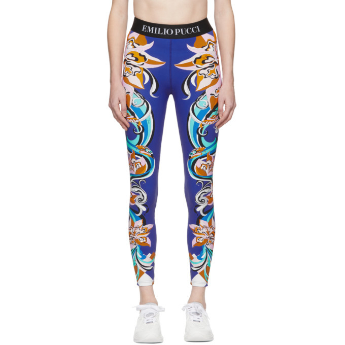 【送料&関税込】Pucci Jacquard Patterned Leggings Marmo Print Leggings – PUCCI Online Store