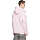 Helmut Lang Reversible Pink Jeremy Deller Light Hoodie