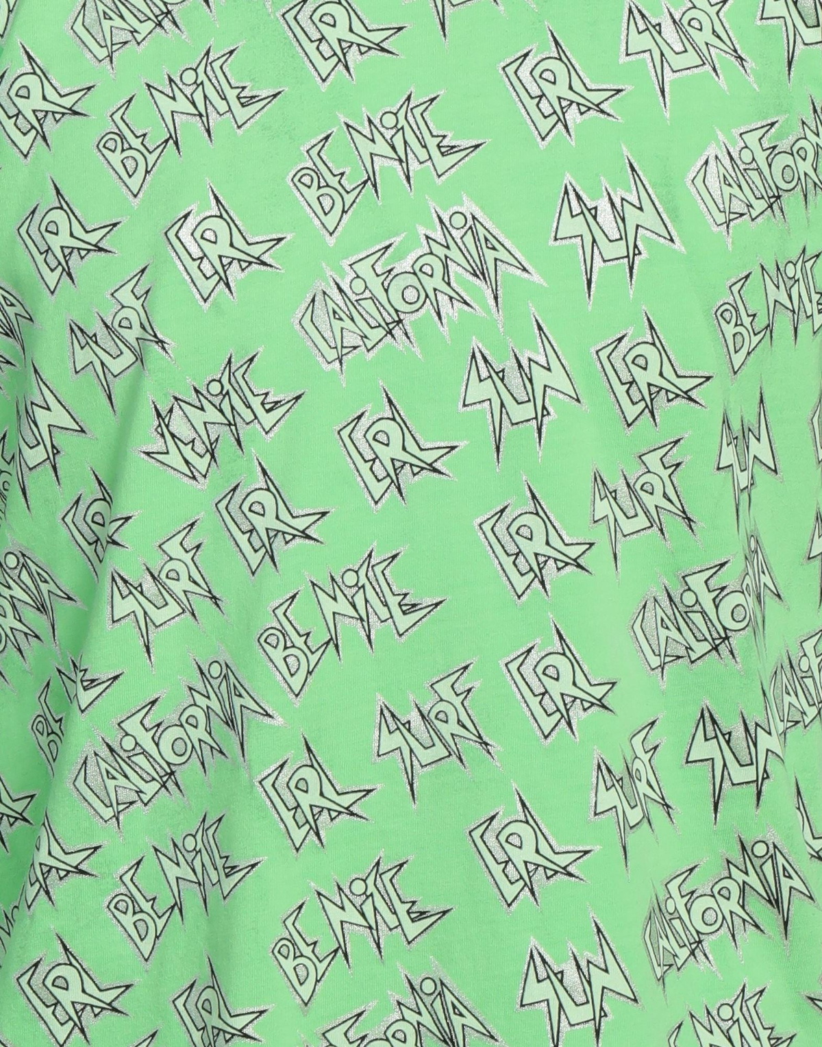Erl Mens T-shirt Lime in Green