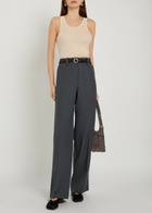 Lemaire Ribbed Fine-knit top Yellow Light