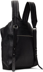 Officine Creative Black Jules 001 Backpack