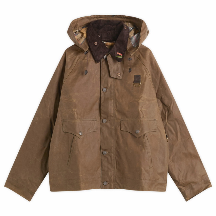 Photo: Levi's Men's X Barbour Spey Jacket in Tobacco Wax W Brown Cord Collar