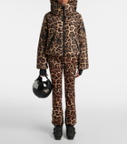 Goldbergh Minou leopard-print ski pants