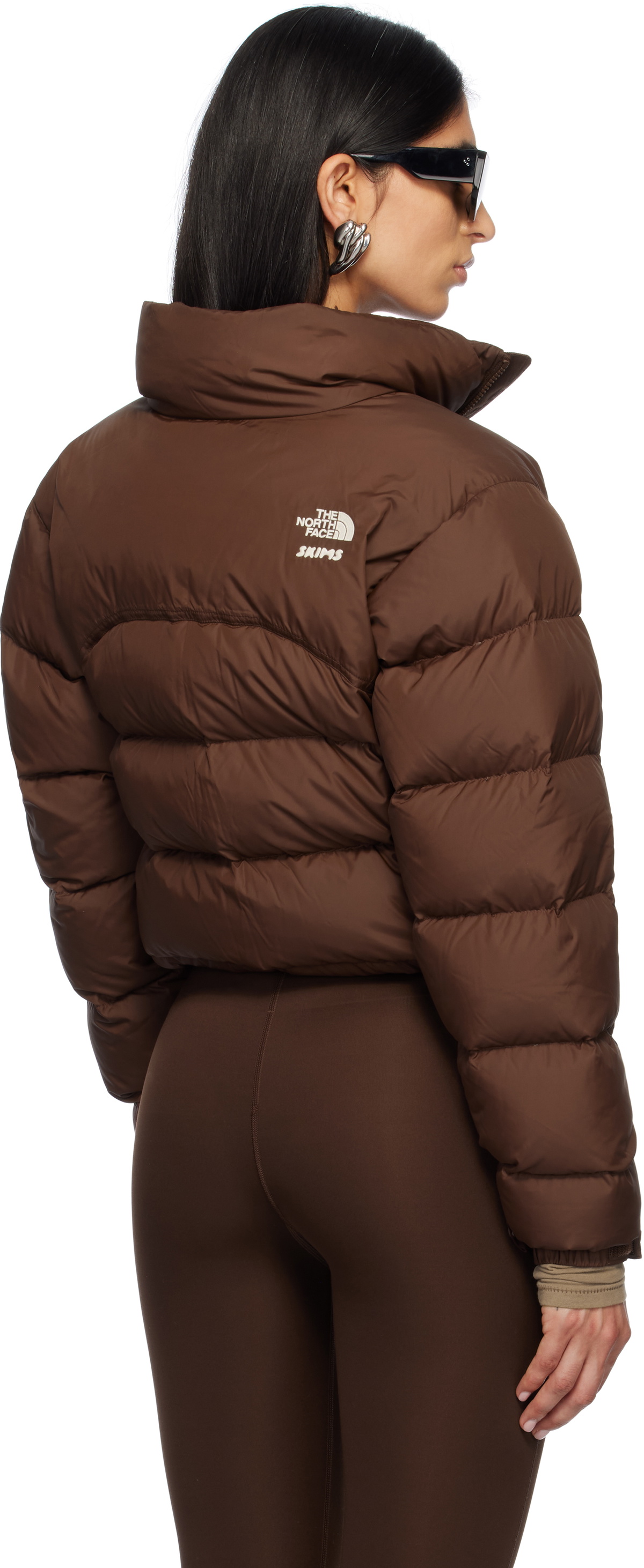 SKIMS SSENSE Exclusive The North Face Edition Retro Nuptse Down Jacket