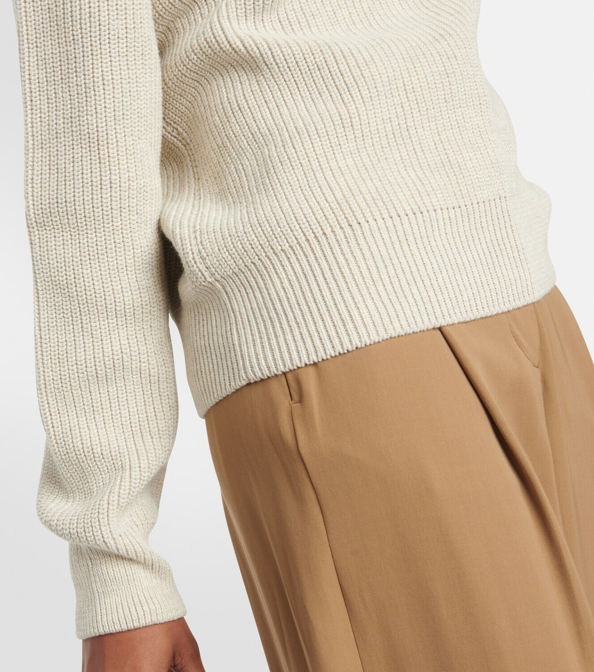 A.P.C. Alexanne ribbed cotton sweater
