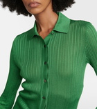 Tom Ford Metallic ribbed-knit shirt