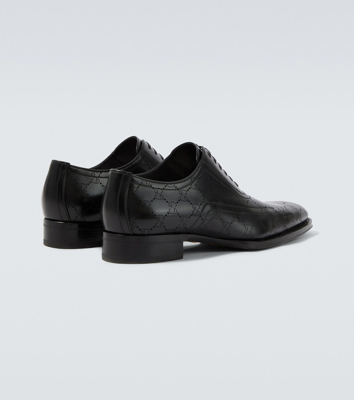 Gucci GG leather Derby shoes
