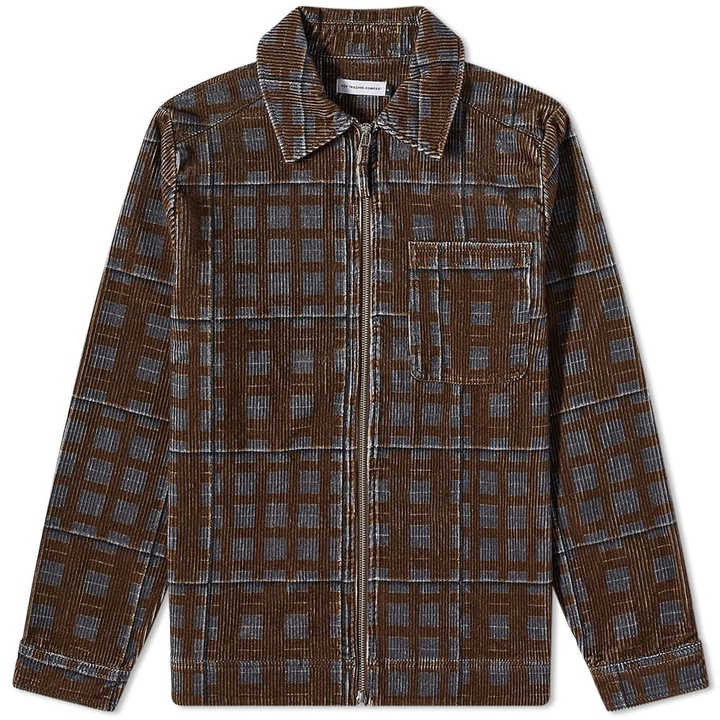 Photo: POP Trading Company Check Cord Zip Overshirt