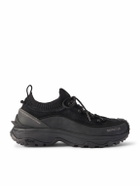 Moncler - Trailgrip Lite 3 Rubber-Trimmed Nubuck and Brushed-Suede Sneakers - Black