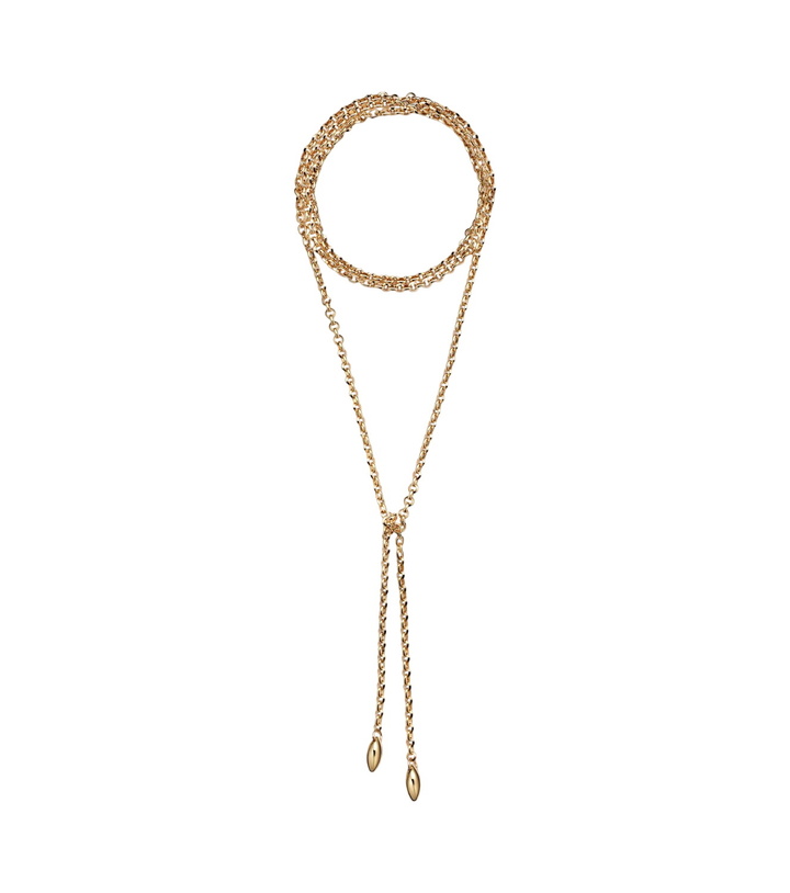 Photo: Jennifer Fisher 14kt gold-plated chain necklace