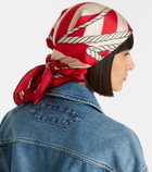 Jacquemus Bateau Corde printed silk scarf