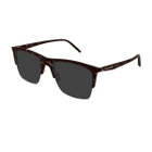 Saint Laurent Eyewear Saint Laurent Sl 768 Linea Sl Logo 003 Havana Grey Sunglasses