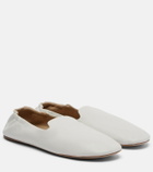 The Row Casa leather slippers