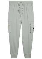 Moose Knuckles Hartsfield Tapered-leg Cotton Cargo Sweatpants Grey