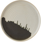 ferm LIVING Off-White & Black Omhu Centerpiece Plate