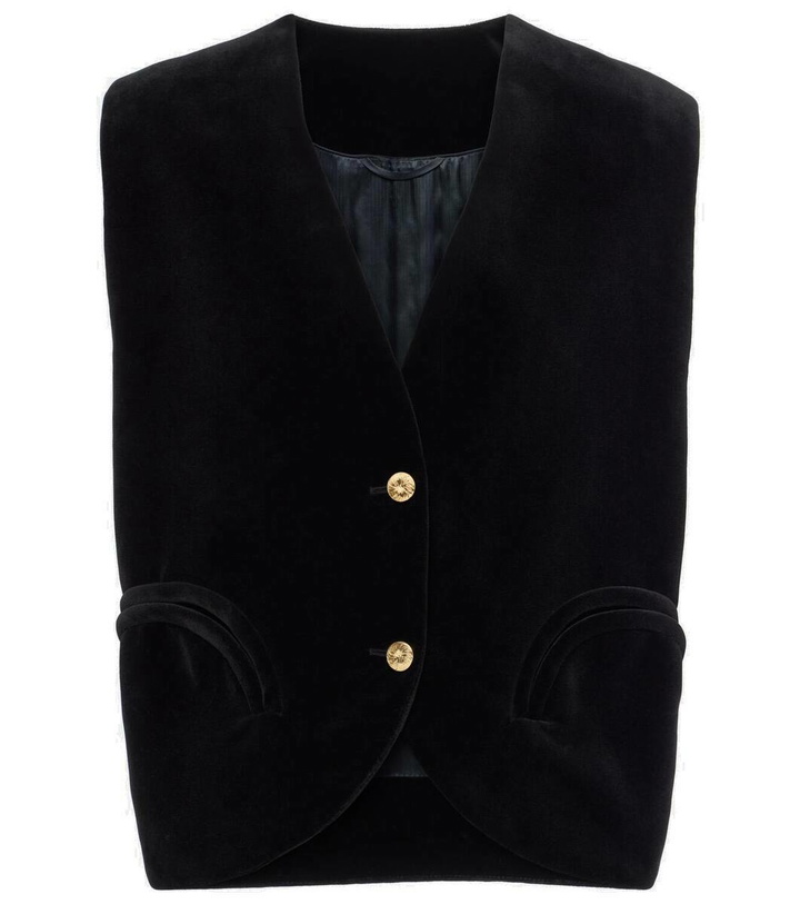 Photo: Blazé Milano Gliss cotton velvet vest