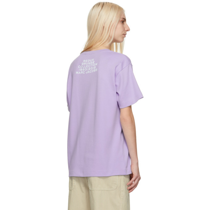 Marc Jacobs Purple Redux Grunge R. Crumb Squirrely T-Shirt