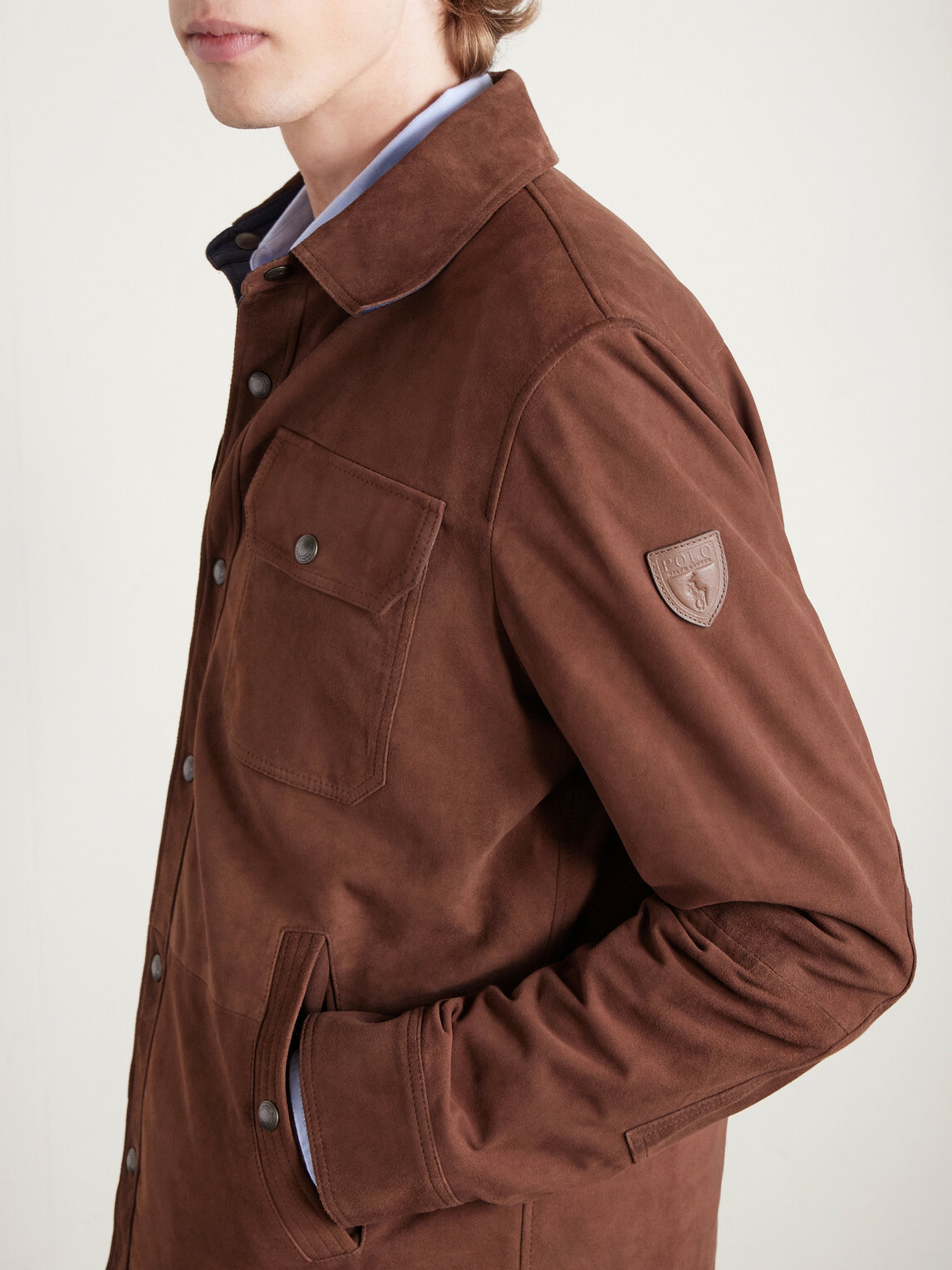 Polo Ralph Lauren - Suede Shirt Jacket - Brown Polo Ralph Lauren