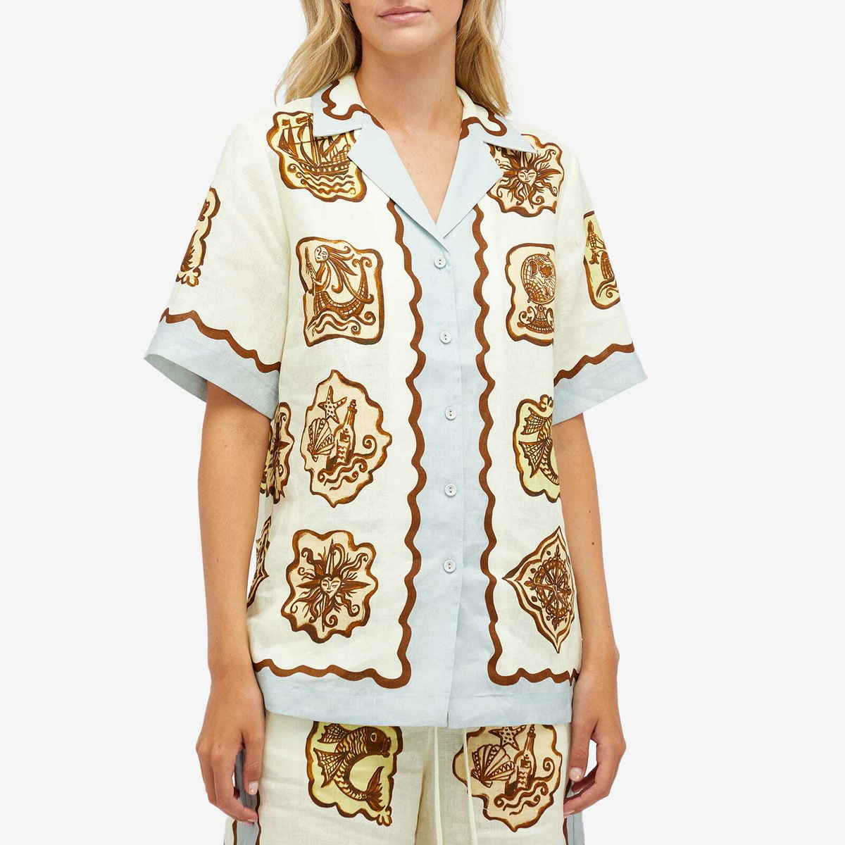 Alemais Women's Relic Shirt in Cream