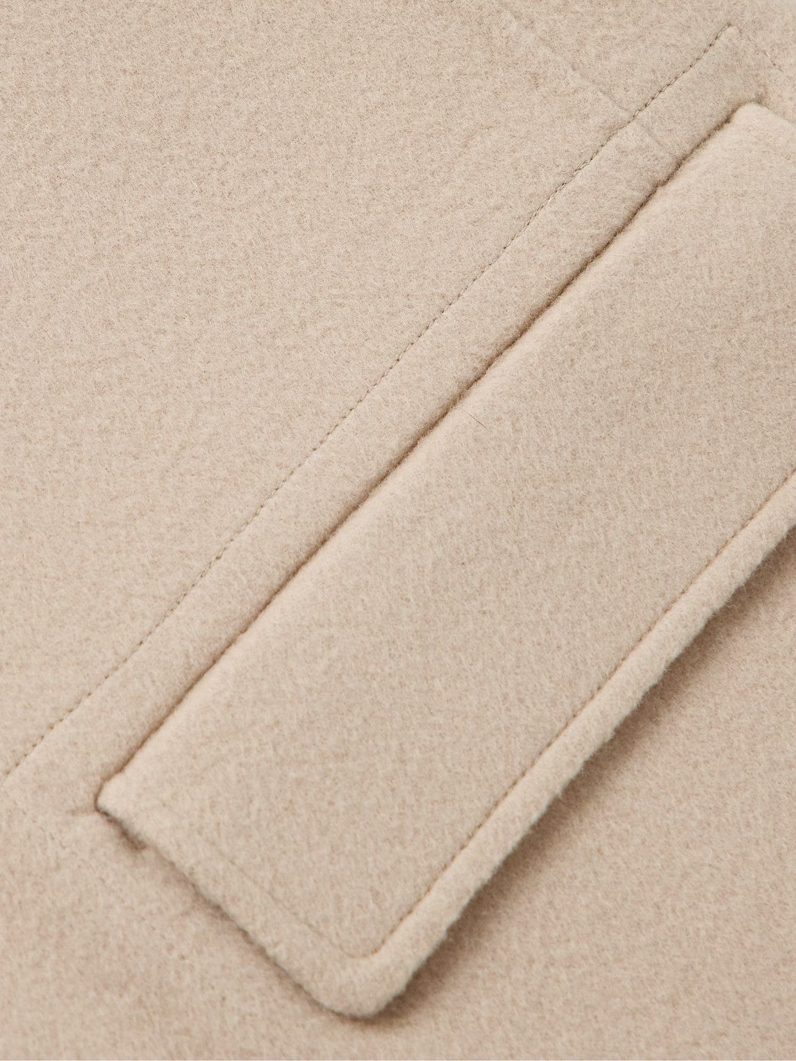 Yves Salomon - Wool and Cashmere-Blend Felt Overshirt - Neutrals