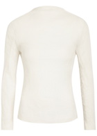 Issey Miyake Pleated Semi-sheer Chiffon top White