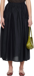 Toogood Navy 'The Harvester' Midi Skirt