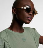 Loewe Signature floral round sunglasses