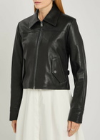 Simkhai Freeman Leather Jacket Black