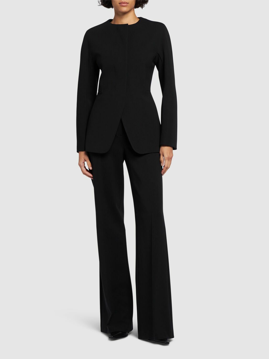 MAX MARA Norcia Viscose Jersey Straight Pants Max Mara