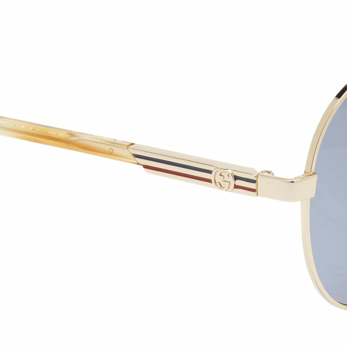 NWT Gucci GG1287S-004 Gold Havana Aviator 61mm Sunglasses GG1287S-004-FRONT.jpg?v=1694668437 main image 2