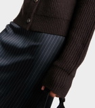 Khaite Michaela Fair Isle cashmere-blend cardigan
