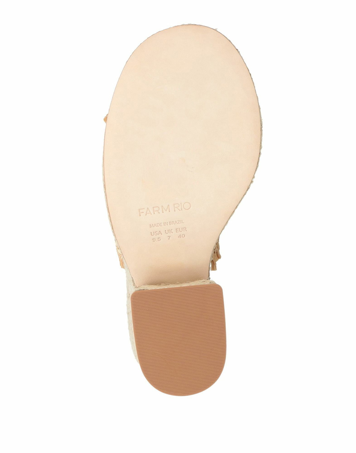 Farm Rio Womens Espadrilles in Beige