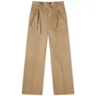 Maison Margiela Women's Tailored Pant in Brown