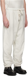 GUESS USA Off-White Printed Sweatpants