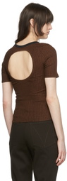 Maiden Name SSENSE Exclusive Brown Ashely T-Shirt