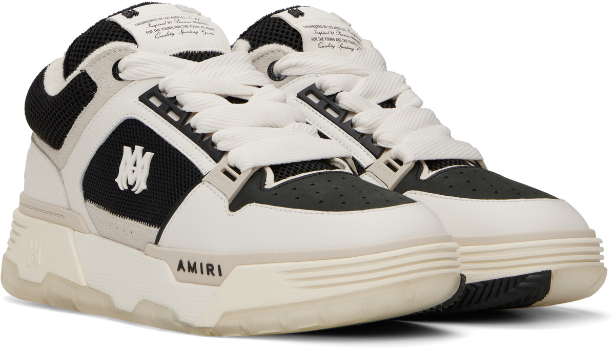 AMIRI Black & White MA-1 Sneakers Amiri