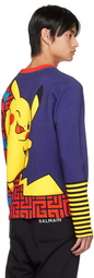 Balmain Multicolor Pokémon Edition Printed Sweatshirt